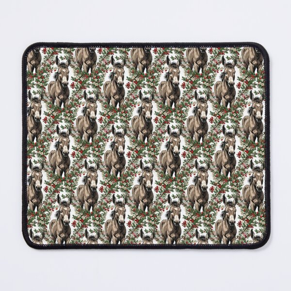 Item preview, A Missouri Mule Surrounded By Hawthorn Blossom Pattern designed and sold by taiche.