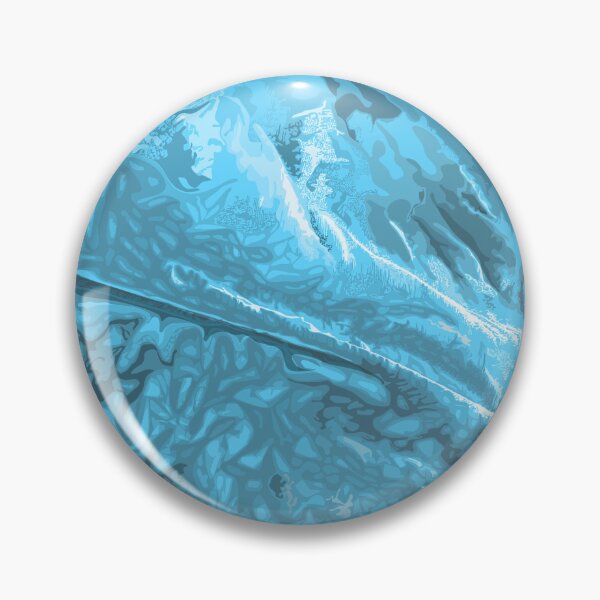 Item preview, Creased blue fabric pattern designed and sold by m-yoga-store.