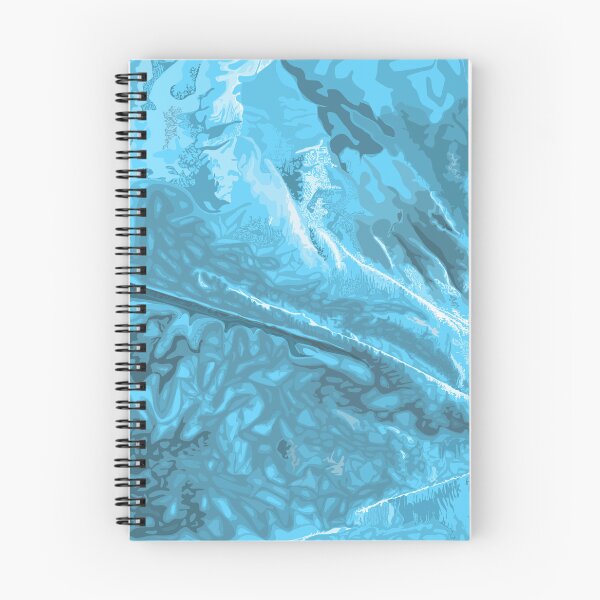 Item preview, Creased blue fabric pattern designed and sold by m-yoga-store.