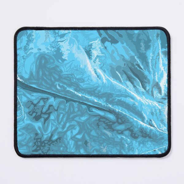Item preview, Creased blue fabric pattern designed and sold by Whimsy Trail Co.