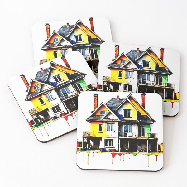 Item preview, Melting Color House designed and sold by TriForceDesign.