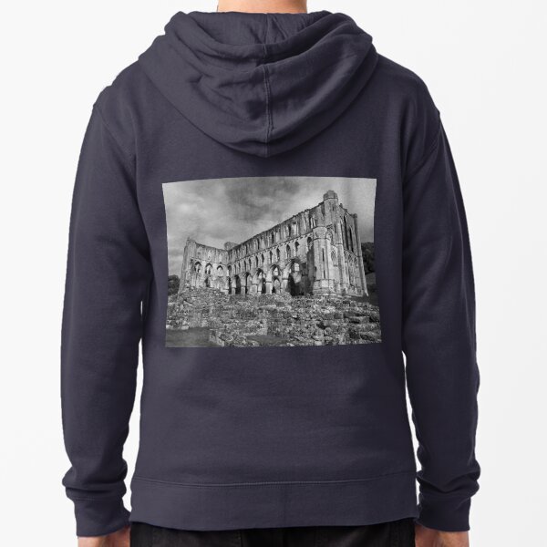 Ruins of Rievaulx Abbey Zipped Hoodie