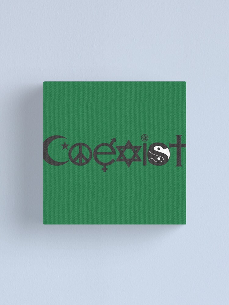 Impression Sur Toile Religion Paix Tolerance Amour Citation Profonde Par Untagged Shop Redbubble