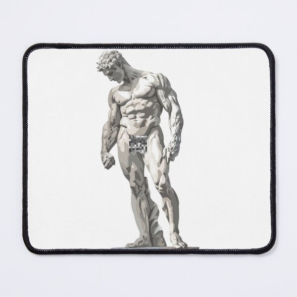 Item preview, Statue Of Greek Muscular Man designed and sold by NicolasGlowArt.