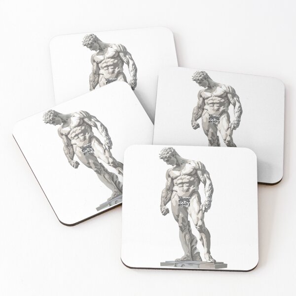 Item preview, Statue Of Greek Muscular Man designed and sold by NicolasGlowArt.