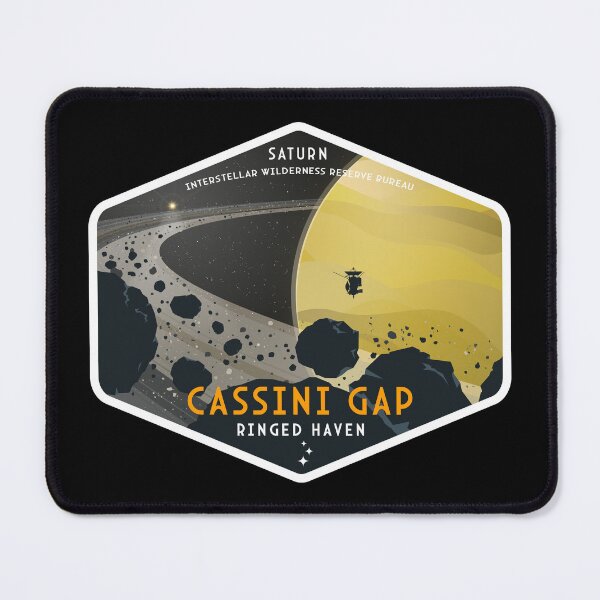 Item preview, Saturn. Ringed Haven (Interstellar Wilderness Reserve Bureau Series) designed and sold by BGALAXY.