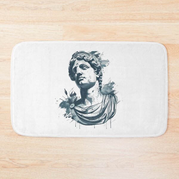 Item preview, Statue Of Greek Man Face designed and sold by NicolasGlowArt.