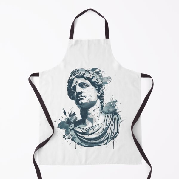 Item preview, Statue Of Greek Man Face designed and sold by NicolasGlowArt.