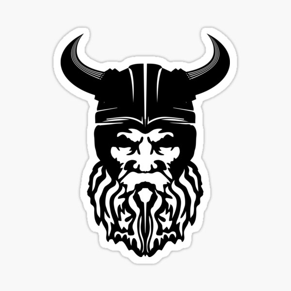 "Viking" Sticker by Kaplar Redbubble