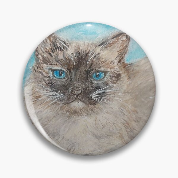 Item preview, Sacred Burmese cat designed and sold by clayreparisshop.