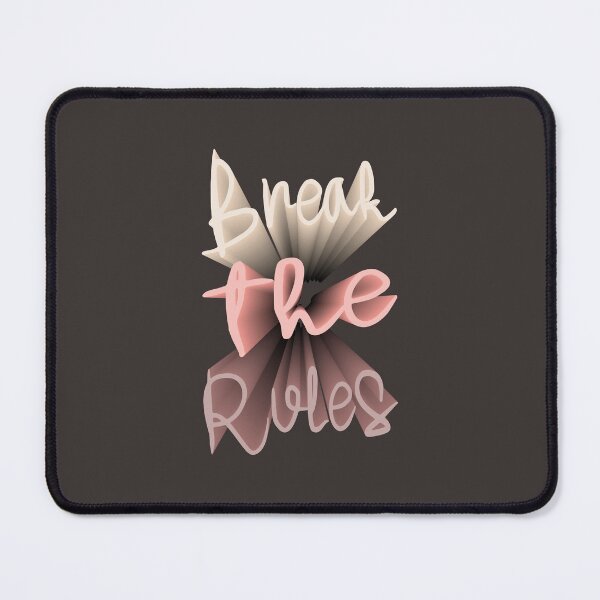 Item preview, Break The Rules Typography designed and sold by trepiu.