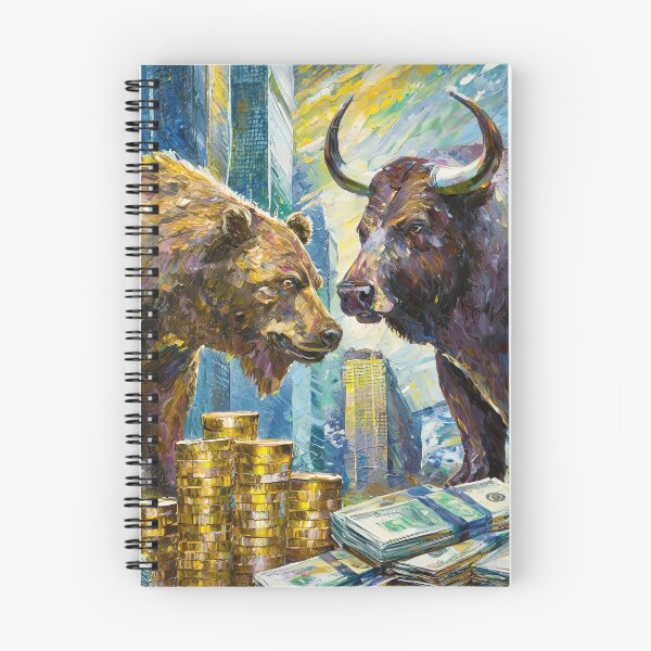 Artikelvorschau, Bären- und Bullenmarkt - Crypto Art entworfen und verkauft von Hinata Lexy Lin.