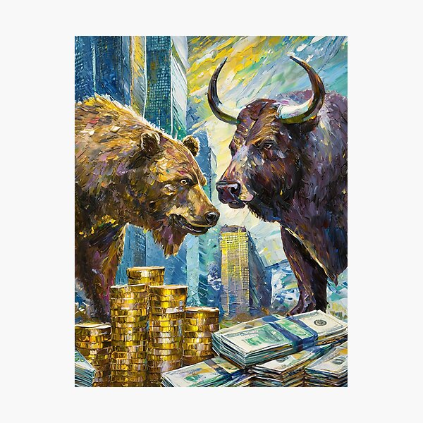 Item preview, Bear & Bull Market - Crypto Art designed and sold by Hinata Lexy Lin.