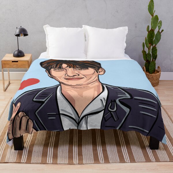 Item preview, Ji Chang Wook Pop Art - K-Drama Star with Crossed Fingers of Love designed and sold by ArtbyPriscilla.