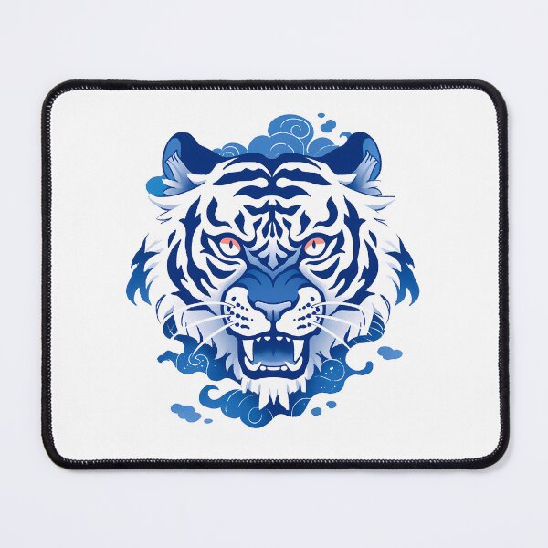 Item preview, Blue Tiger Head designed and sold by xiao xuans.