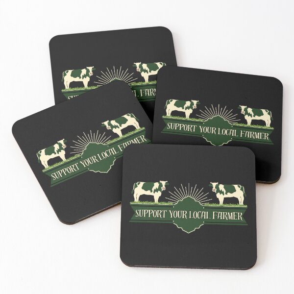 Item preview, Support Your Farmer Buy Local Eco-Friendly Farm Agricultural designed and sold by MTJ-Mushrooms.