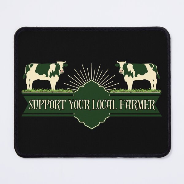 Item preview, Support Your Farmer Buy Local Eco-Friendly Farm Agricultural designed and sold by MTJ-Mushrooms.
