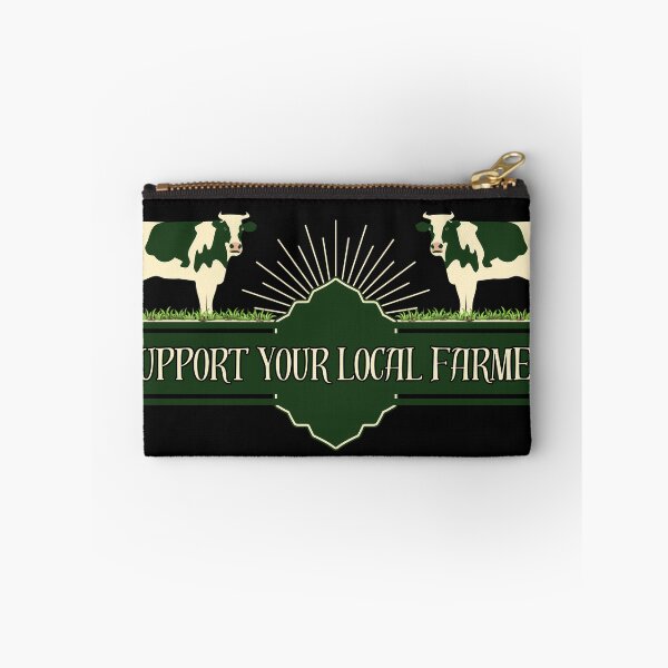 Item preview, Support Your Farmer Buy Local Eco-Friendly Farm Agricultural designed and sold by MTJ-Mushrooms.