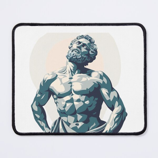 Item preview, Muscular Greek Statue designed and sold by NicolasGlowArt.