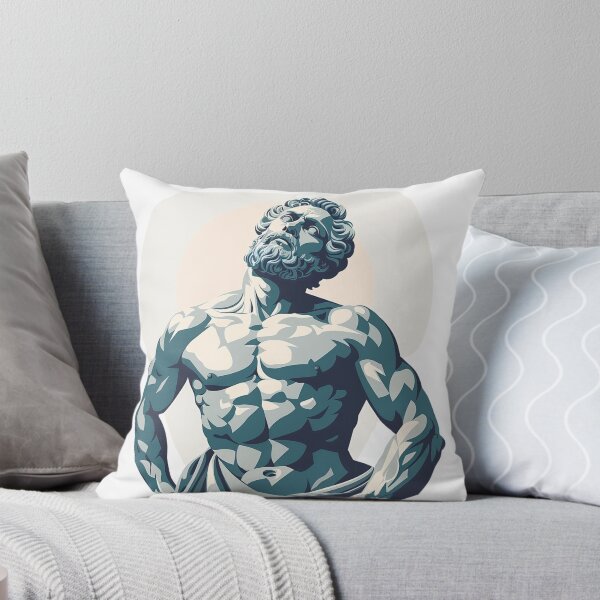 Item preview, Muscular Greek Statue designed and sold by NicolasGlowArt.