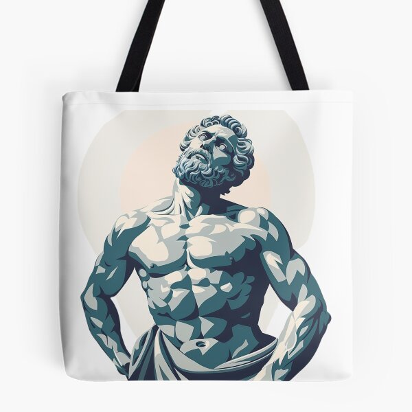 Item preview, Muscular Greek Statue designed and sold by NicolasGlowArt.