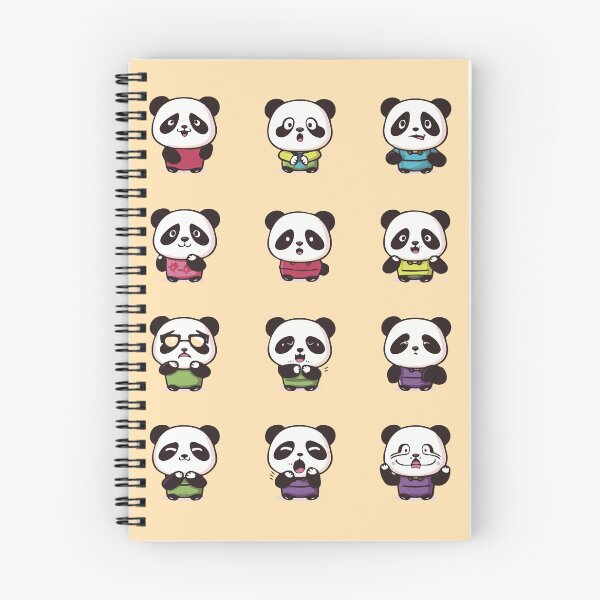 Item preview, Set of cute pandas designed and sold by DREAMINGROOSTER.