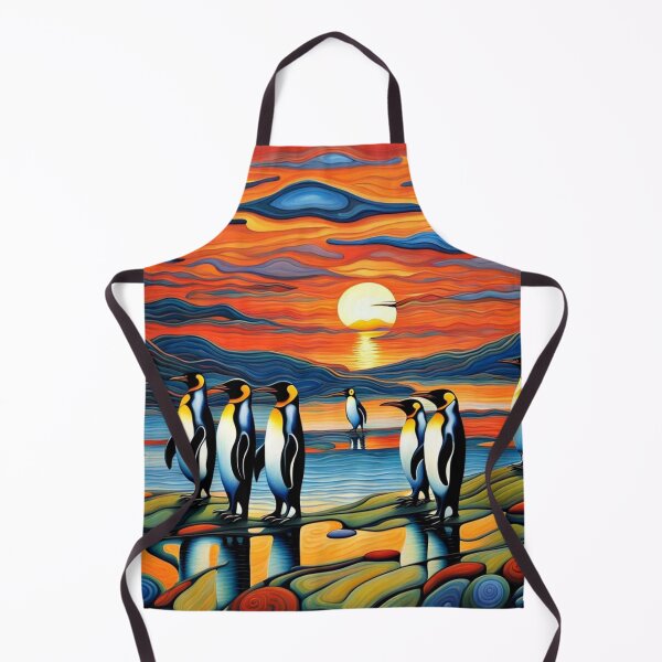 Item preview, Penguins on the landscape designed and sold by George Hutton Hunter.