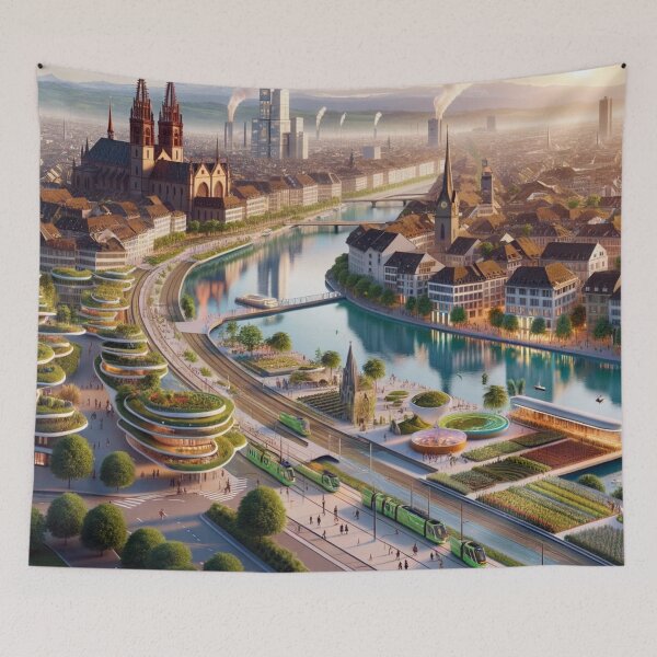 Item preview, Futuristic Cities Basel designed and sold by Eric Nagel.