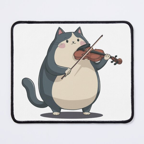 Item preview, Chubby Cat Plaing Violin designed and sold by Krieghorn.