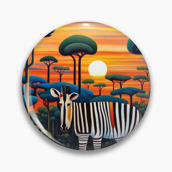 Item preview, Striped Antelope in forest clearing designed and sold by George Hutton Hunter.