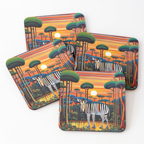 Item preview, Striped Antelope in forest clearing designed and sold by George Hutton Hunter.