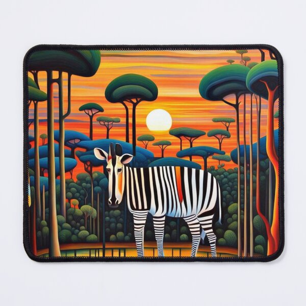 Item preview, Striped Antelope in forest clearing designed and sold by George Hutton Hunter.