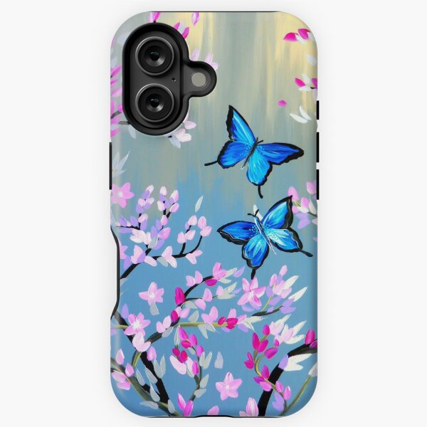 Item preview, Butterflies and Cherry Blossom Branches designed and sold by cathyjacobs.