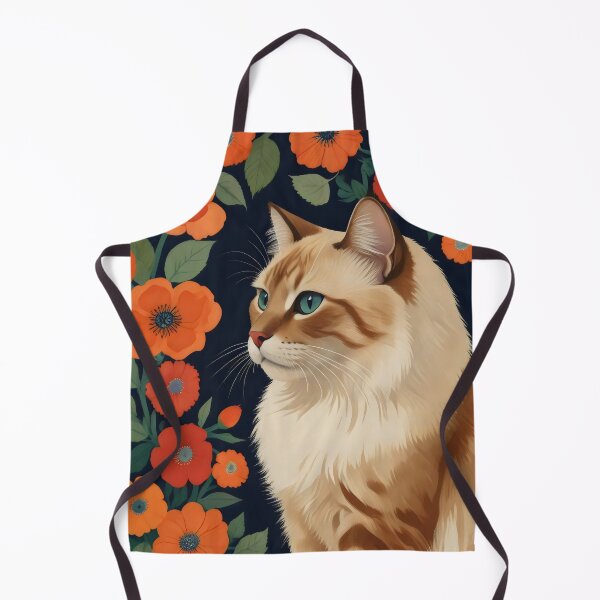 Item preview, Modern Art Lynx Ragdoll designed and sold by bloomandbark.