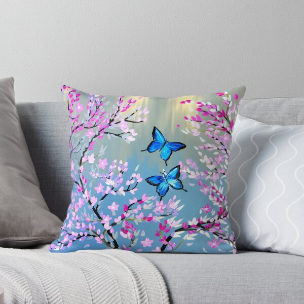 Item preview, Butterflies and Cherry Blossom Branches designed and sold by cathyjacobs.