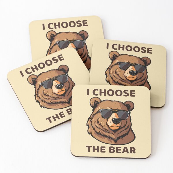 Item preview, Man or Bear - I Choose the Bear designed and sold by SeraphineArts.