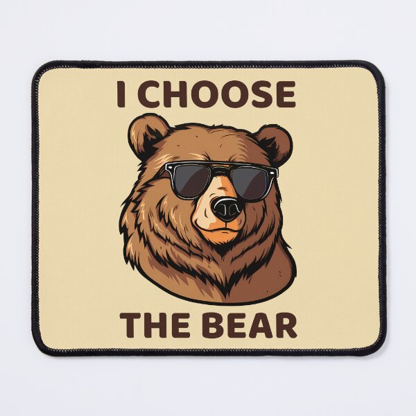 Item preview, Man or Bear - I Choose the Bear designed and sold by SeraphineArts.