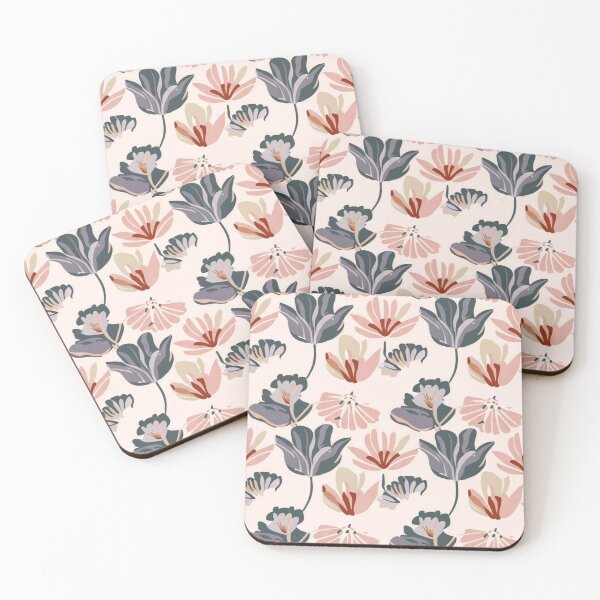 Item preview, Serene Blossoms: Delicate Pastel Floral Seamless Pattern designed and sold by HahaHandlesHub.