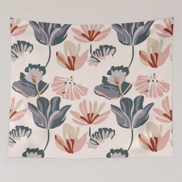 Item preview, Serene Blossoms: Delicate Pastel Floral Seamless Pattern designed and sold by HahaHandlesHub.