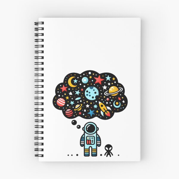 Item preview, Cosmic Voyage Astronaut daydreams designed and sold by FOLK ART FUSION.