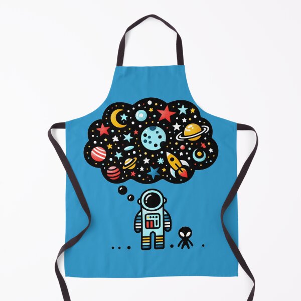 Item preview, Cosmic Voyage Astronaut daydreams designed and sold by FOLK ART FUSION.