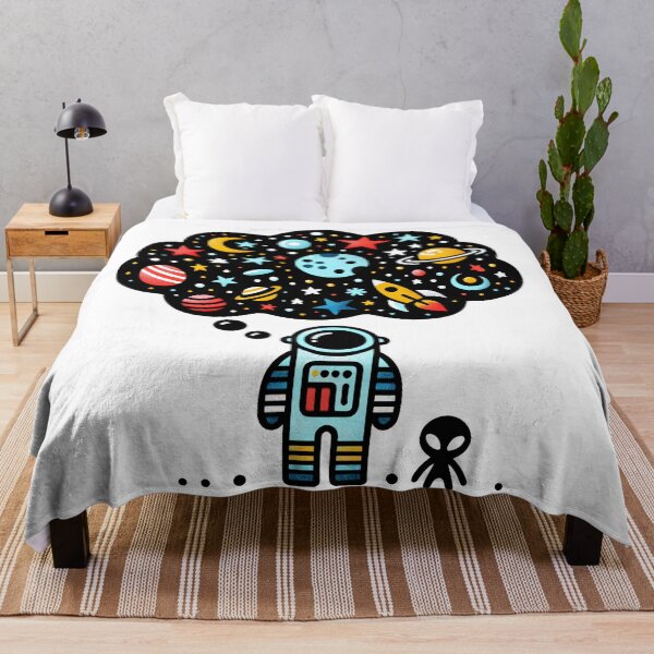 Item preview, Viaje Cósmico Astronauta ensueños designed and sold by FOLK ART FUSION.
