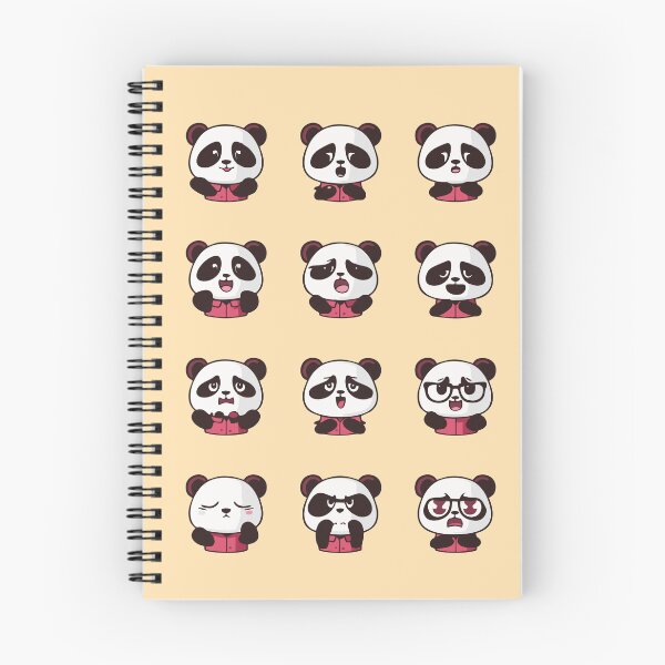 Item preview, Kawaii Set of cute pandas designed and sold by DREAMINGROOSTER.