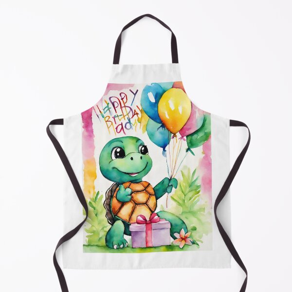 Item preview, Cute turtle opens birthday present 1 designed and sold by gao7650.