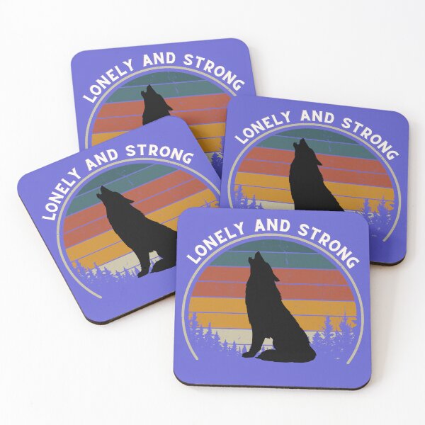 Item preview, The wolf's silhouette in sunset designed and sold by MerryCrown.
