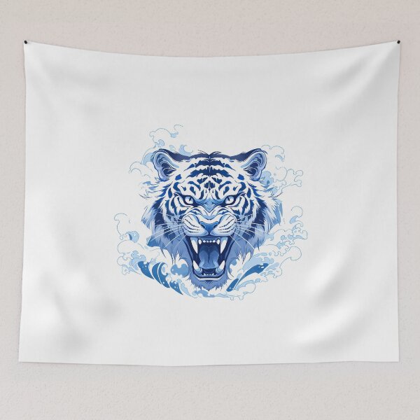 Item preview, Copy of Blue Tiger Head designed and sold by xiao xuans.