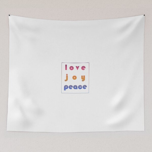Item preview, love joy peace - trendy designed and sold by BluesSketchbook.