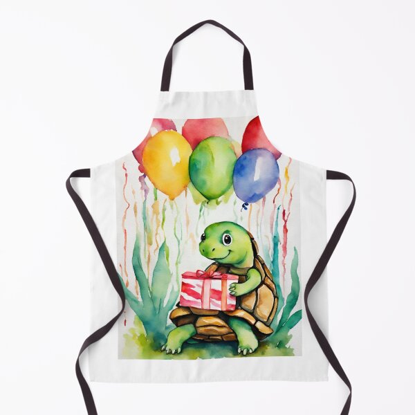 Item preview, Cute turtle opens birthday present 2 designed and sold by gao7650.