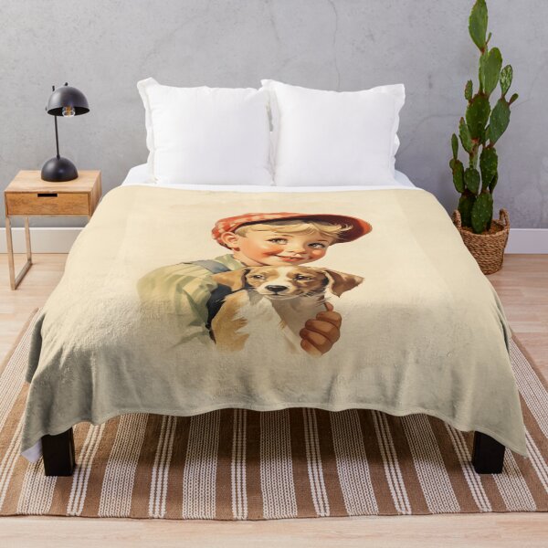 Item preview, Little boy and dog designed and sold by PetsArt.