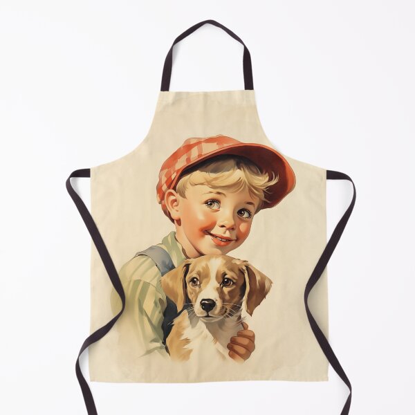 Item preview, Little boy and dog designed and sold by PetsArt.
